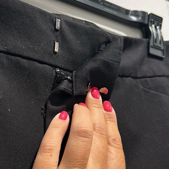 Ecru Black Pants/Trousers, Size 4 - Picture 4 of 9